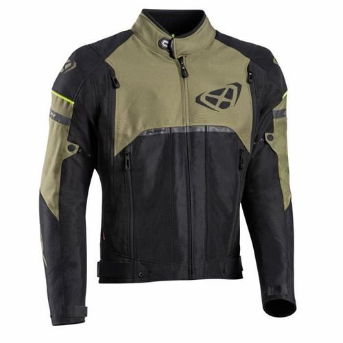 Blouson Moto Ixon Allroad - Noir/Kaki - 2xl