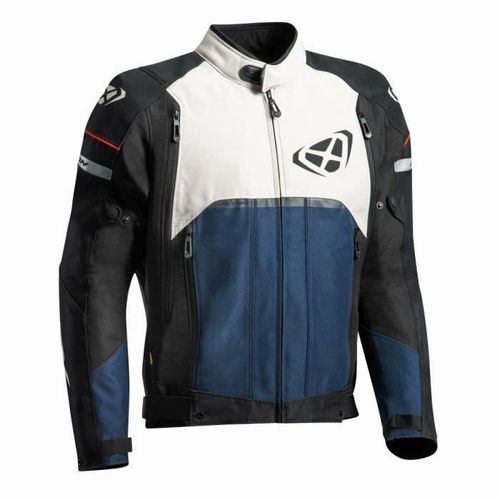 Blouson Moto Ixon Allroad - Grege/Navy/Noir - Xl