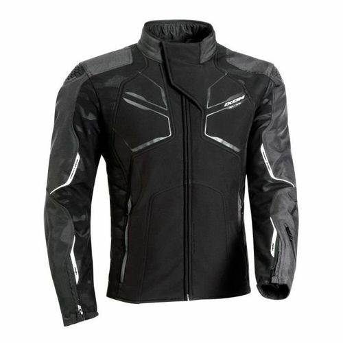 Blouson Moto Ixon Cell - Noir/Anthracite/Blanc - M