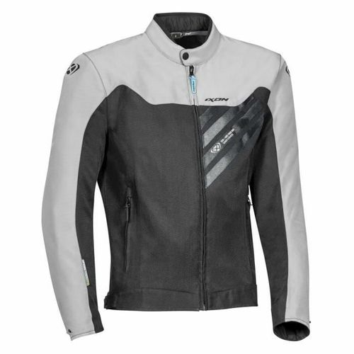Blouson Moto Ixon Orion - Noir/Gris/Bleu - M