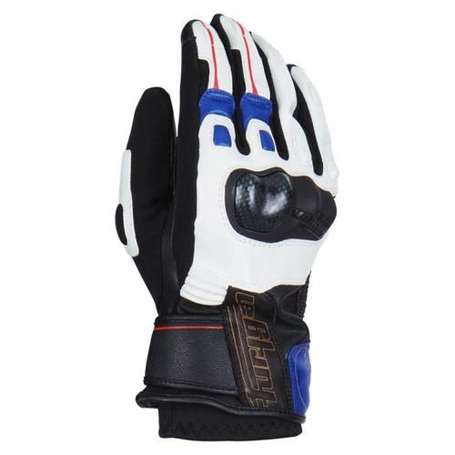 Gants Moto Mi-Saison Furygan Cordoba - Bleu/Pearl/Rouge - M