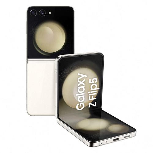 Samsung Galaxy Z Flip5 SM-F731B 17 cm (6.7') Double SIM Android 13 5G USB Type-C 8 Go 256 Go 3700 mAh Crème