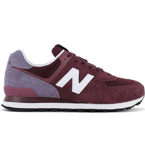 New Balance Classic 574 Baskets Sneakers Burgundysred U574abo