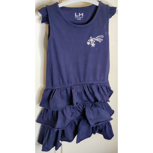 Robe Bleue Marine La Halle - T6 Ans