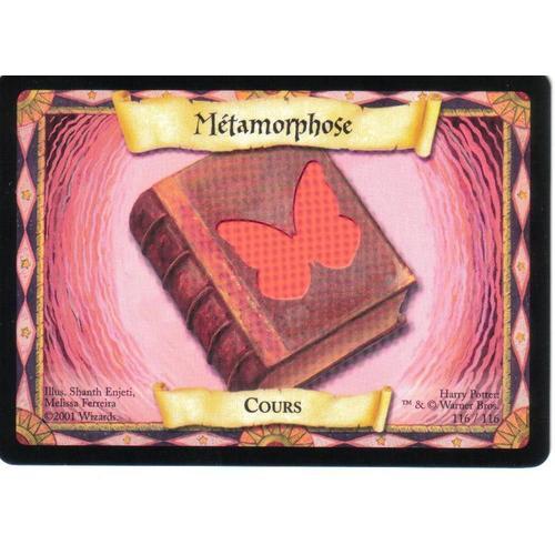 Carte Harry Potter - Cours - Métamorphose- Carte 116/116