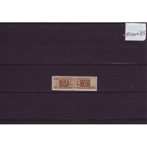 Italie : Timbres Pour Colis Postaux - Lot De 2 Valeurs Neuves