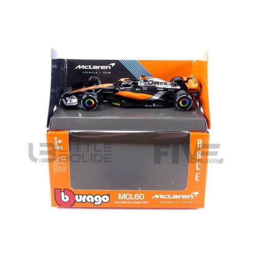 Bburago 1/43 38087p/81 Mclaren Mcl60 - British Gp 2023 (O. Piastri) Diecast Modelcar-Bburago