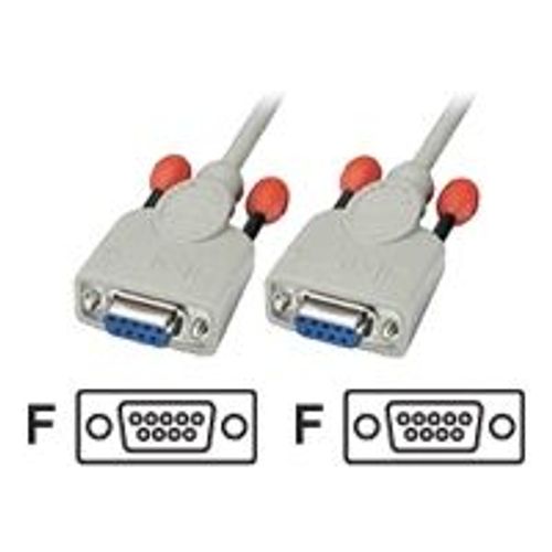 Lindy - Câble de modem nul - DB-9 (F) pour DB-9 (F) - 5 m