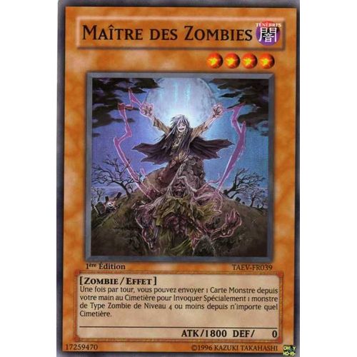 Maître Des Zombies -Super Rare-Taev-Fr039