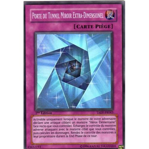 Yu-Gi-Oh! - Porte Du Tunnel Miroir Extra-Dimensionel - Super Rare - Taev-Fr063