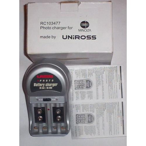 Uniross  RC103477 - Chargeur de Batterie pour Appareils Minolta