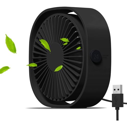 Ventilateur USB Mini Ventilateur Portable Silencieux Ventilateur Bu...