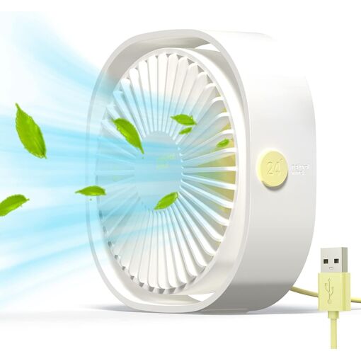 Ventilateur USB Mini Ventilateur Portable Ventilateur Silencieux Ve...