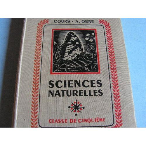 Sciences Naturelles,Les Sciences D'observation En 5eme