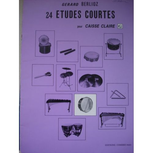 24 Etudes Courtes Pour Caisse Claire