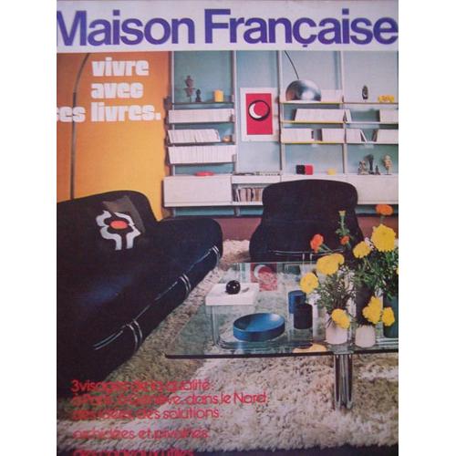 La Maison Francaise N°  253 Decembre 1971 Janvier 1972 Orchidees Et Pivoines Vivre Avec Ses Livres Architecture Mur Et Verre Les Bibliotheques