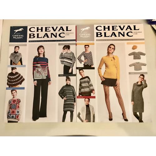 2 Catalogues Tricot Cheval Blanc N°26 Et 30 Hiver