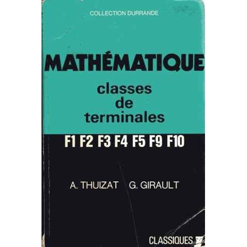 Mathématiques Terminale F