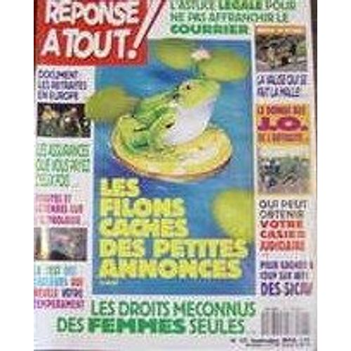 Réponse À Tout  N° 27 : Les Filons Cachés Des Petites Annonces