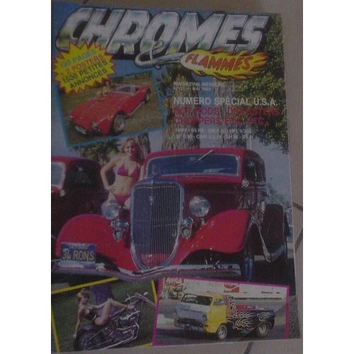 Chromes Et Flammes N° 37 : Numero Special U.S.A. Hots-Rods Dragsters