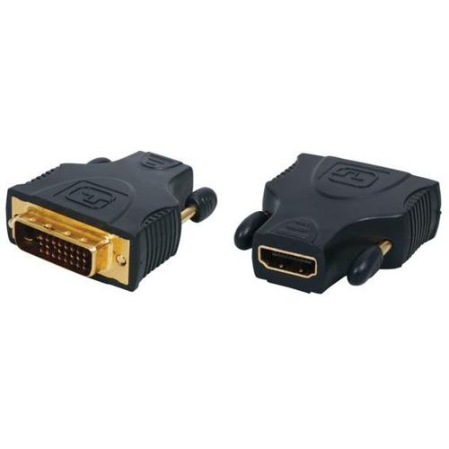 adaptateur DVI-D-male à HDMI femelle or