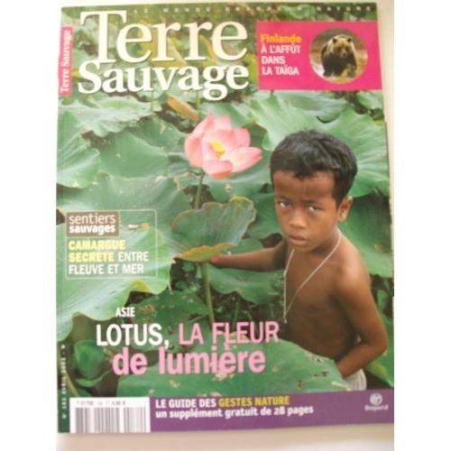 Terre Sauvage  N° 182 : Lotus La Fleur De Lumière