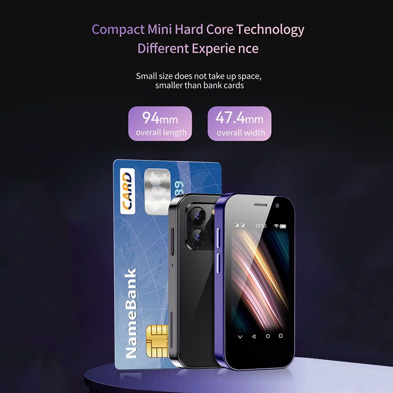 XS15 PRO 4G petit smartphone 3,0 pouces Android 9.0 Quad-cor... - 2