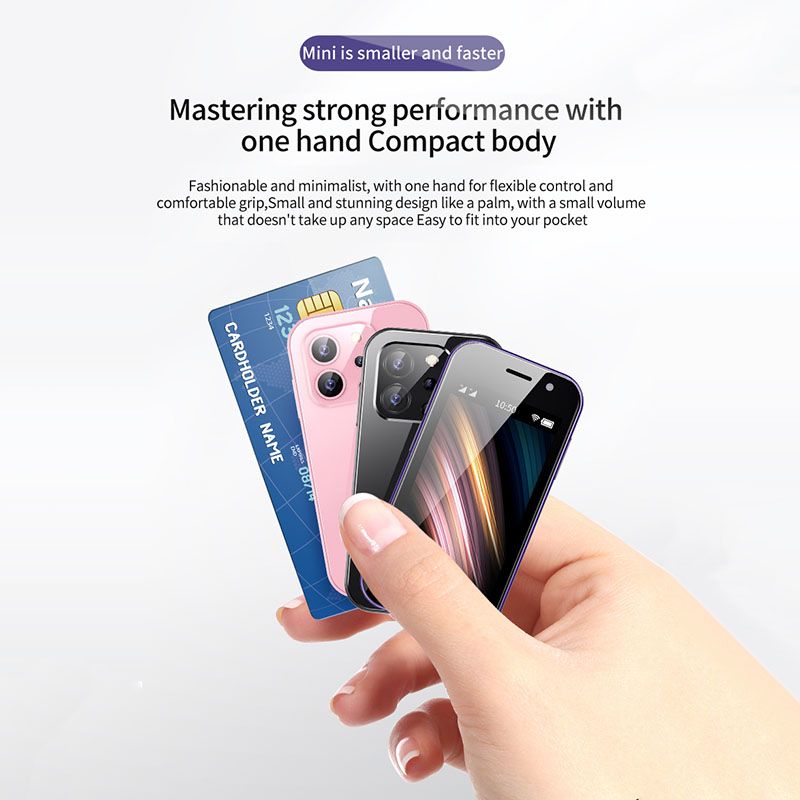 XS15 PRO 4G petit smartphone 3,0 pouces Android 9.0 Quad-cor... - 8
