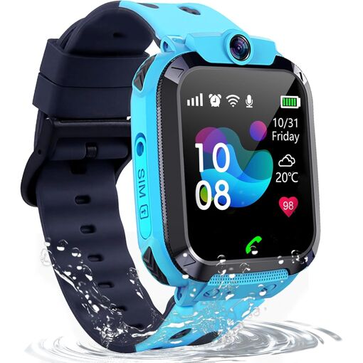 Montre Connectée Enfant Gps, Montre Gps Enfant Avec Appel Bidirecti...