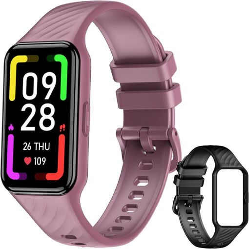 Montre Connectée Femme Homme, Bracelet Connecté,Écran 1,47'' Autono...