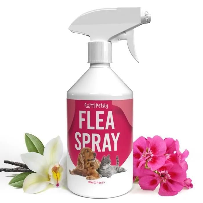 Petsly Spray Anti Puces Naturel - Alternative Au Collier Anti Puces...