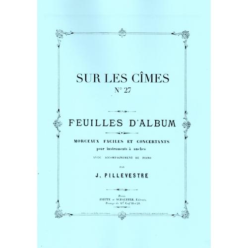 « Sur Les Cîmes ! » De Jules Pillevestre Pour Saxophone Baryton (Ou Alto) Et Piano