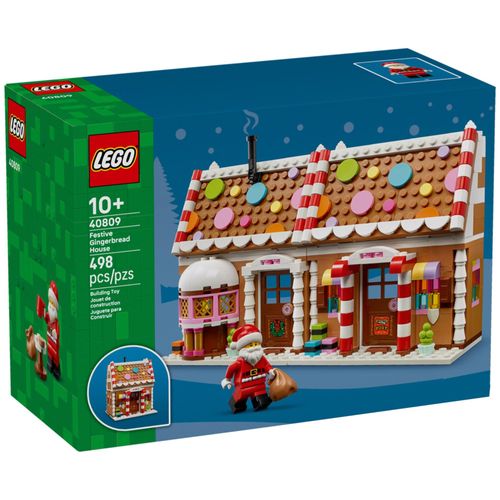 LEGO Saisonnier - La maison en pain d'épices festive - 40809