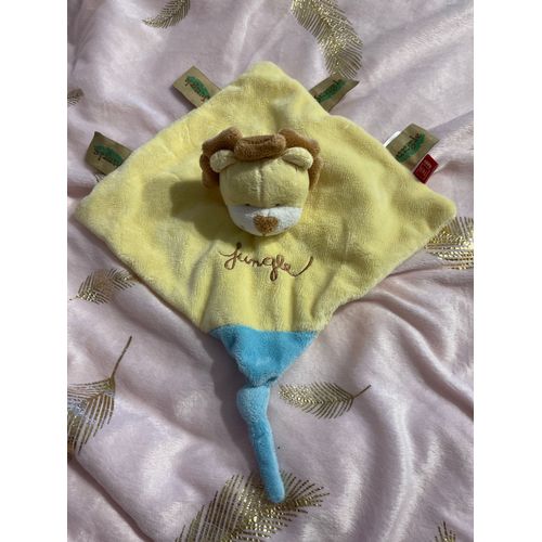 Doudou Peluche Plat Lion Tex Jungle