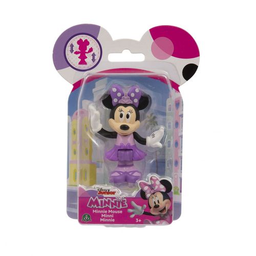 Minnie Mouse Minnie - Blister 1 Figurine Articulée 7,5 Cm - Asst