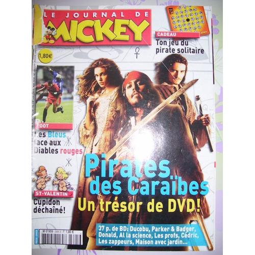 Le Journal De Mickey - N° 2695 Pirates Des Caraïbes Un Trésor De Dvd