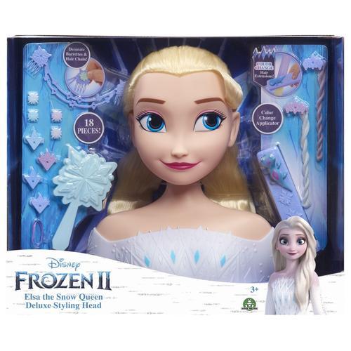 La Reine Des Neiges La Reine Des Neiges 2 - Tête À Coiffer Deluxe - Elsa