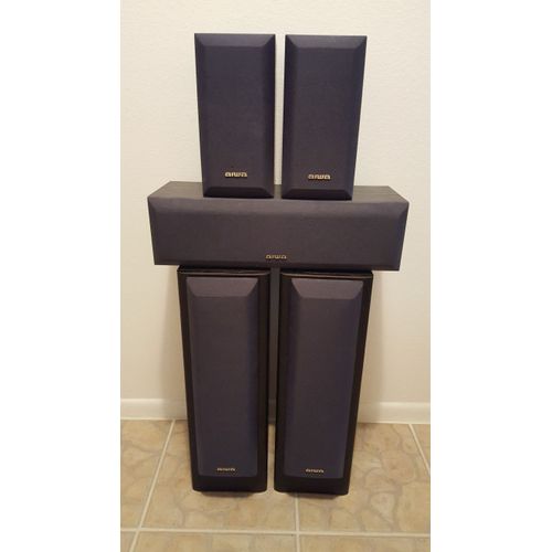Lot de 5 Enceintes AIWA 75w SXAV-1700