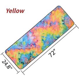 Serviette de yoga Microfibre Écologique Yoga Serviette antidérapante Tapis de