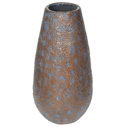 Céramique Vase décoratif 49 cm Marron Gris BRIVAS