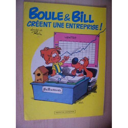 Boule Et Bill Creent Une Entreprise Couverture Jaune