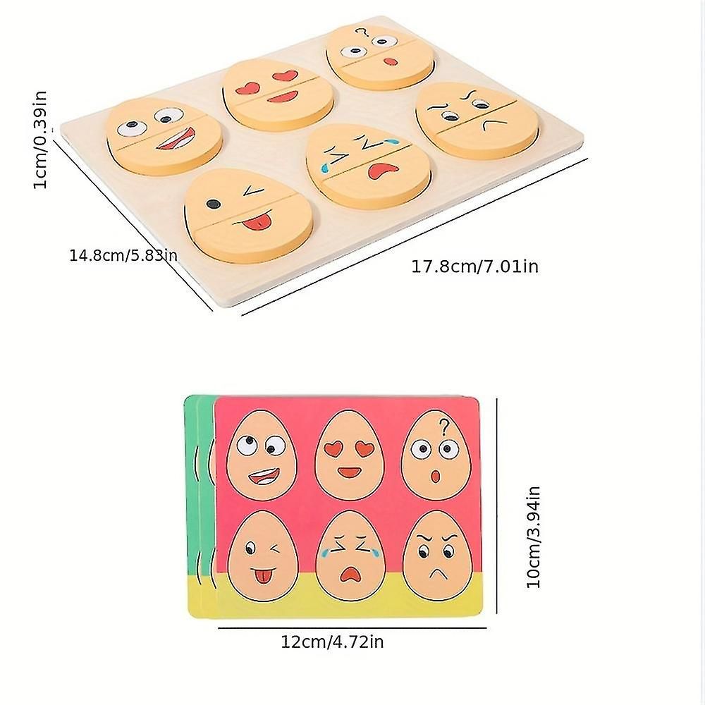 Puzzle Amusant En Forme D'?Uf En Bois Pour Enfants D'age Pr... - 2