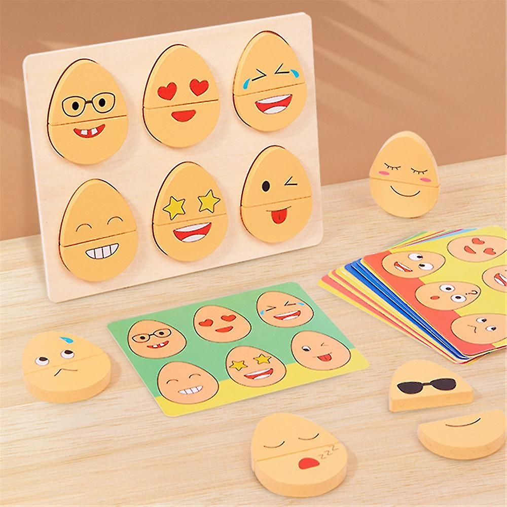 Puzzle Amusant En Forme D'?Uf En Bois Pour Enfants D'age Pr... - 4