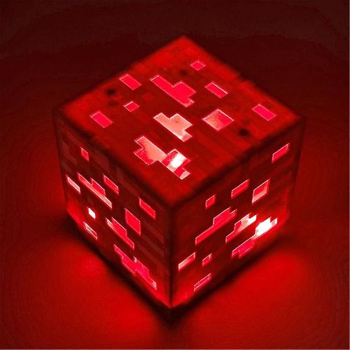 Minecraft Jeu P¿¿Riph¿¿Rique Mineurs Veilleuse Usb D¿¿Cor ¿¿ La Maison Lampe Dr?Le Fans Cadeau Rouge