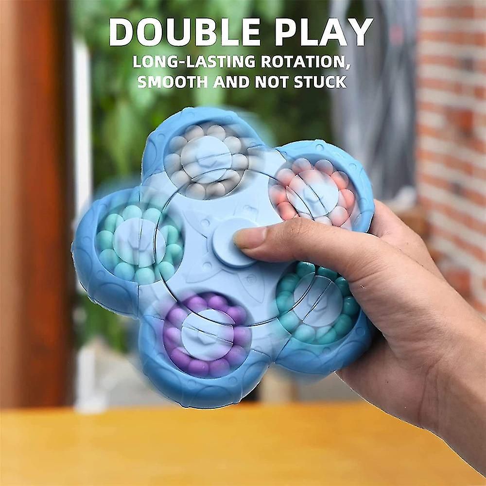 Magic Beans Spinning Puzzle Toy, Magic Bean Cube & Fidget Sp... - 3