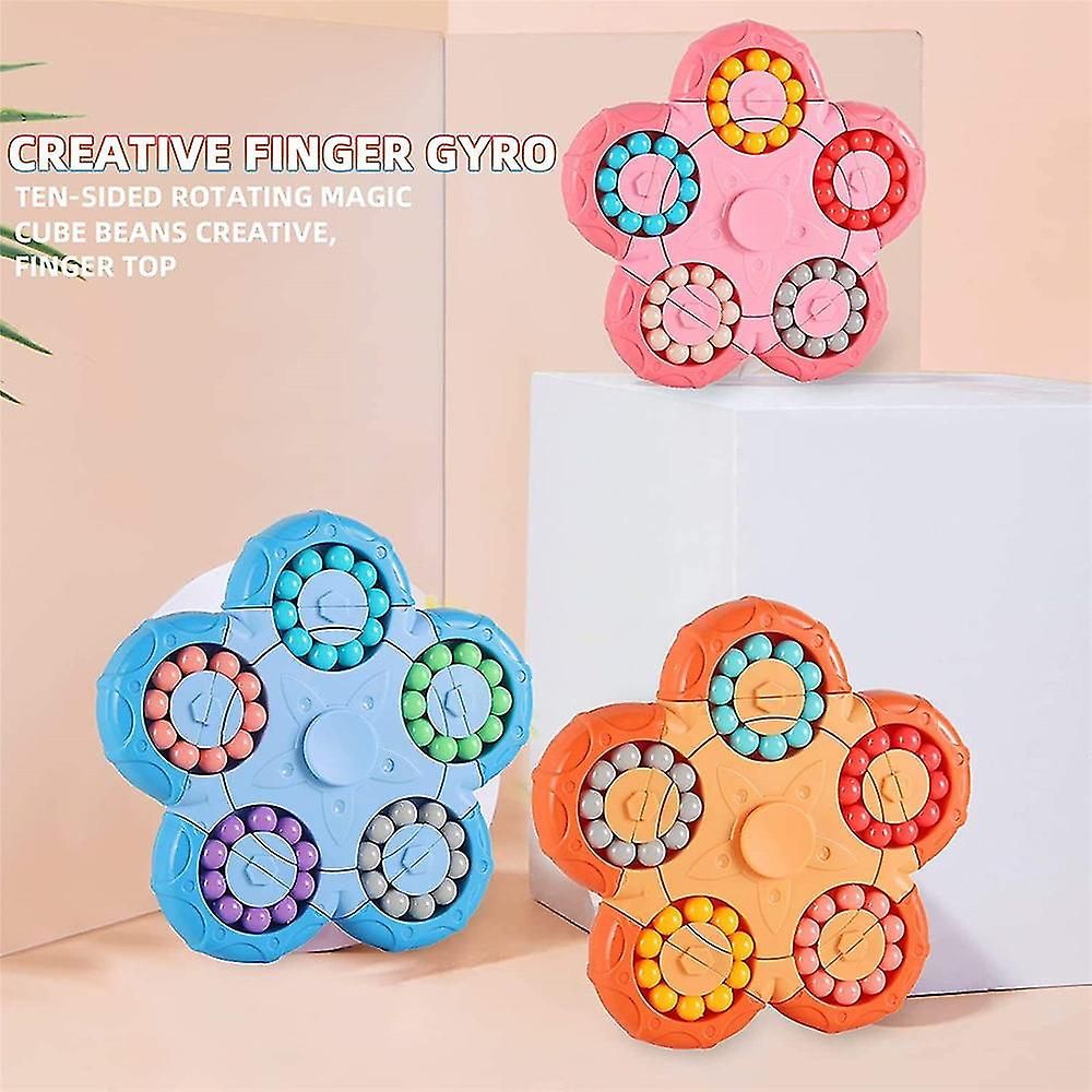 Magic Beans Spinning Puzzle Toy, Magic Bean Cube & Fidget Sp... - 2