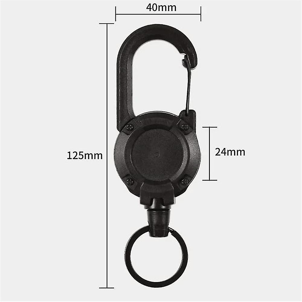 Porte-cls rtractable robuste, porte-badge d'identificati... - 3