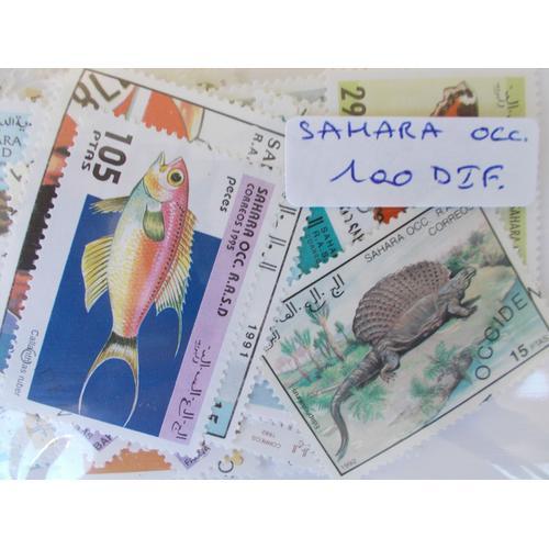 Sahara Occidental 100 Timbres Différents