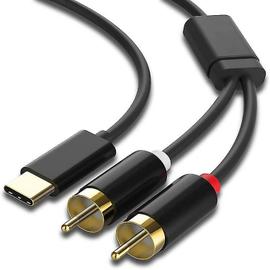 Câble adaptateur micro USB mâle vers 2 RCA AV audio vidéo pour téléphone  Samsung
