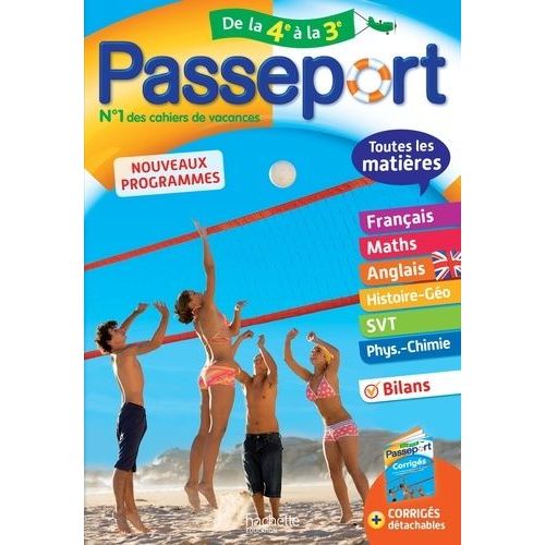 Passeport De La 4e À La 3e